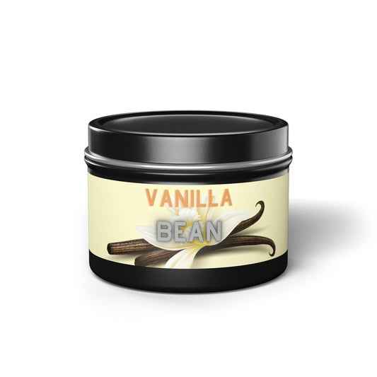 Vanilla Bean Tin Candles