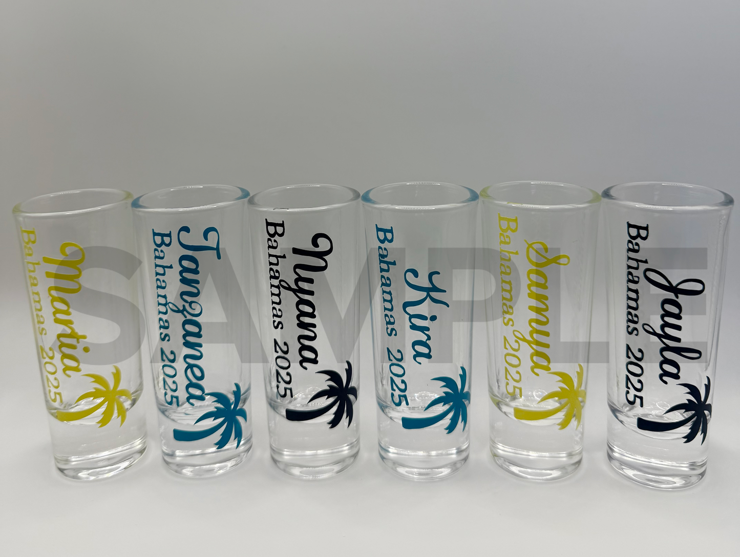 Customizable Tall Glasses (2 oz)